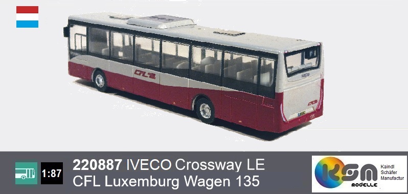 IVECO Crossway LE CFL Luxemburg Wagen 135