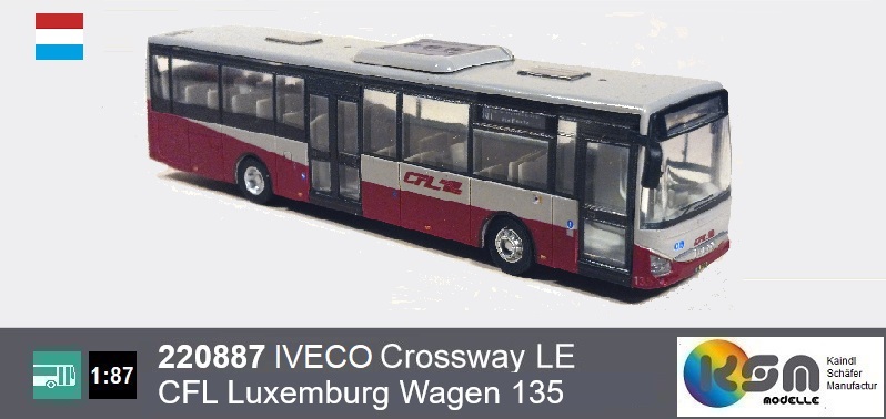 IVECO Crossway LE CFL Luxemburg Wagen 135